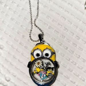 Origami Owl Minions locket with charms